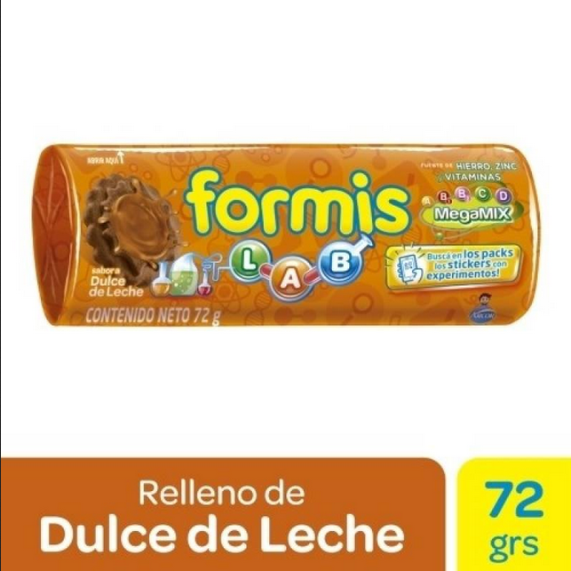 FORMIS GALLETA x72g CHOCOLATE/DLL