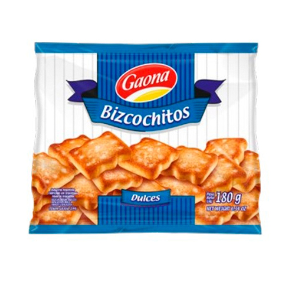GAONA BIZCOCHO x180g AZUCARADO